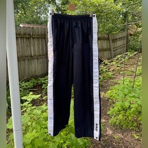 Vintage Nike Tear Away Snap Button Windbreaker Pants